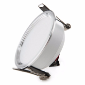 Downlight rond argenté