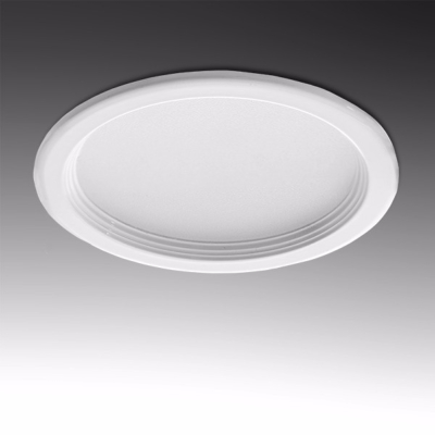 Downlight rond blanc