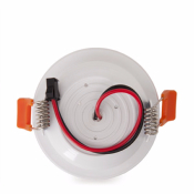 Downlight rond blanc