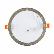 Downlight rond argenté 