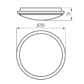 Plafonnier ORTE LED