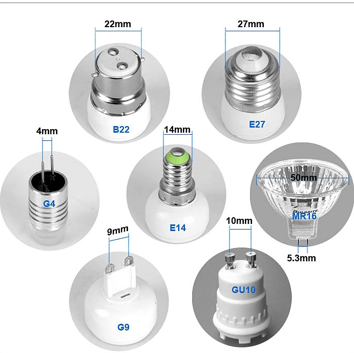 Culots d'ampoules