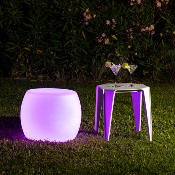 Tabouret LED 40 cm