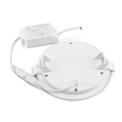 Downlight rond blanc étanche